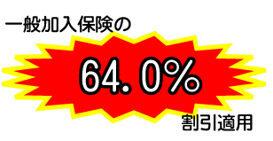 ６４％割引